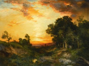 Tramonto, Amagansett da Thomas Moran